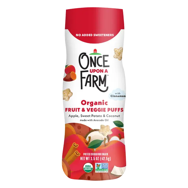 Organic Sweet Potato Apple & Coconut Fruit/Veggie Puffs