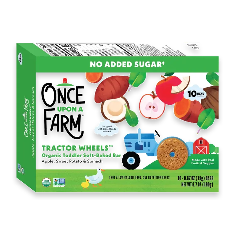 Tractor Wheels Sweet Potato & Spinach Soft Baked Bars