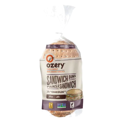 Flax Whole Grain Buns 8 Pack 600 g