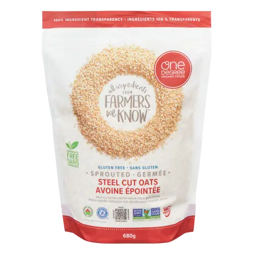 Steel Cut Oats Sprouted 680 g