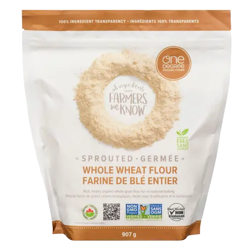 Whole Wheat Flour Sprouted 907 g