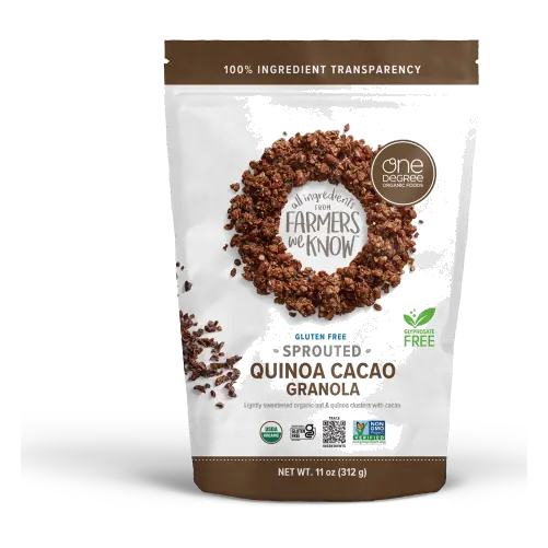 Sprouted Quinoa Cacao Granola