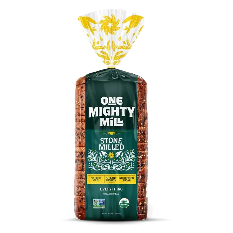 One Mighty Mill Whole Wheat Everything Mighty Bread, 24.5oz