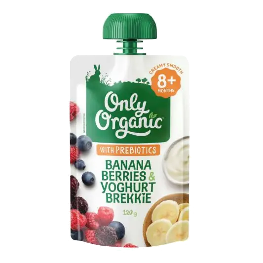 Banana Berries & Yoghurt Brekkie Baby Food Pouch 8+ Months