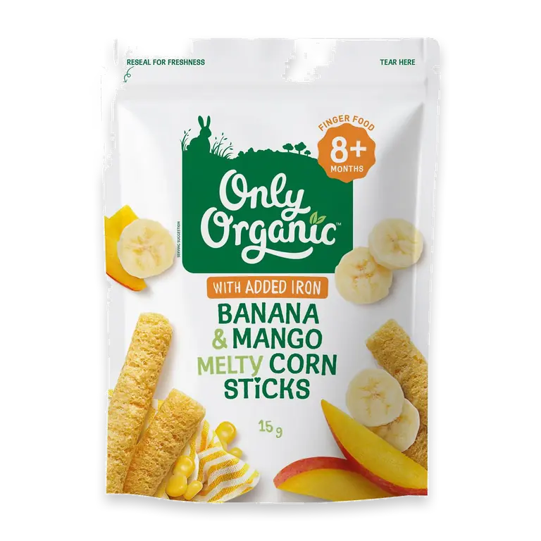Melty Corn Sticks Banana & Mango