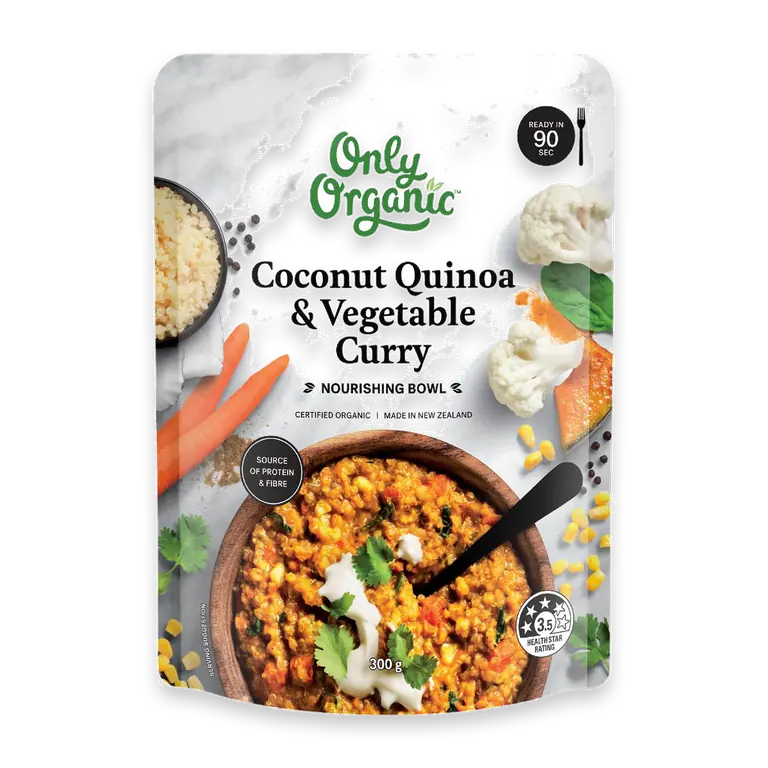 Nourishing Bowl Coconut Quinoa & Vegetables Curry