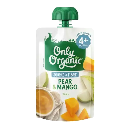 Pear & Mango Baby Food Pouch 4+ Months
