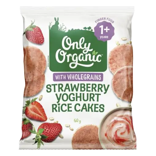 Strawberry Yoghurt Rice Cakes 1 Years+