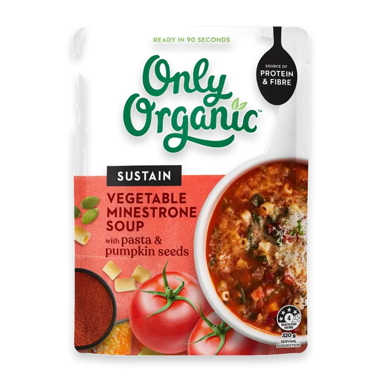 Sustain Soup Pouch Vegetable Minestrone