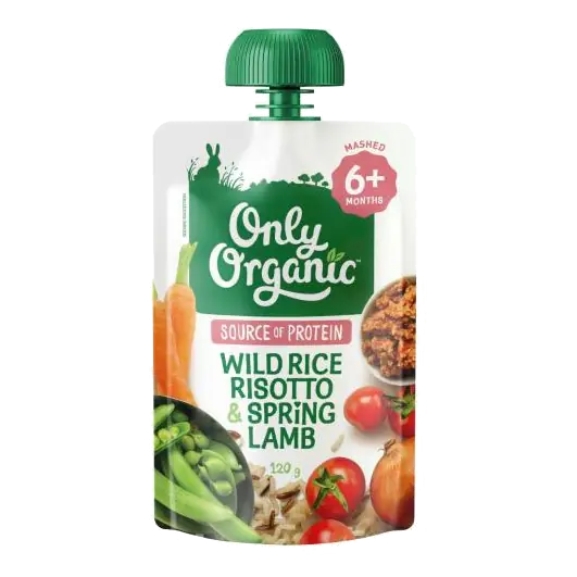 Wild Rice Risotto & Spring Lamb 6+ Months
