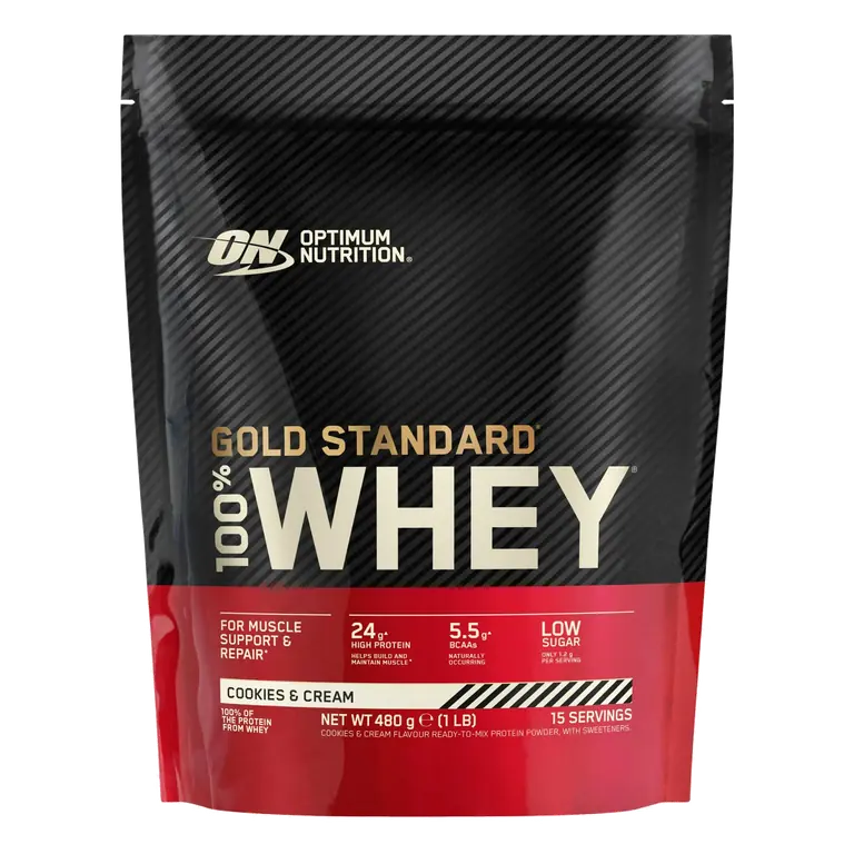 100% Gold Standard Whey Cookies & Cream 480g