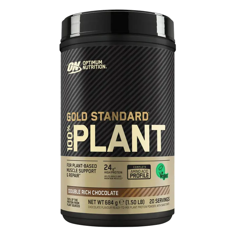 Gold Standard 100% Plant Protein Powder Double Rich Chocolate Flavour 20 servings 684g