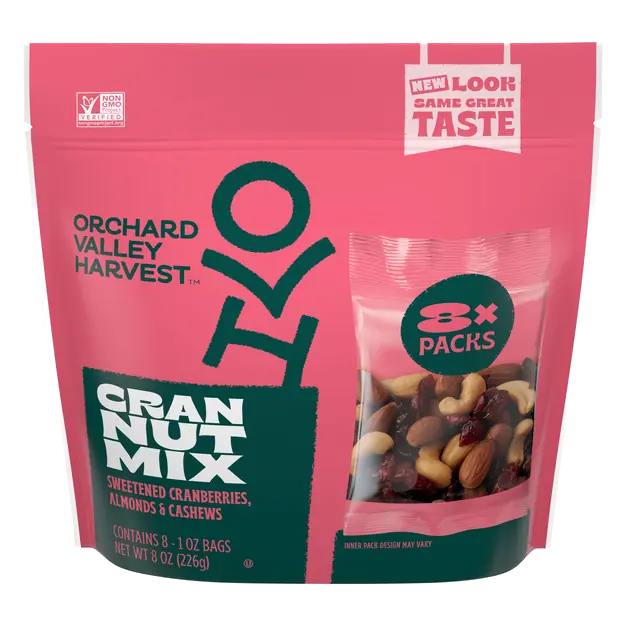 Cran Nut Mix Cranberry Almond Cashew - 8 ct