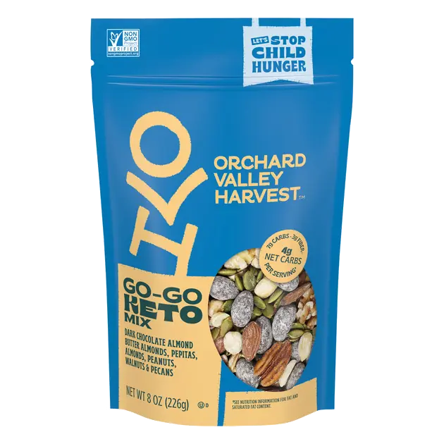 Go-Go Keto Dark Chocolate Almond Butter Almonds, Pepitas, Peanuts, Walnuts & Pecans Mix