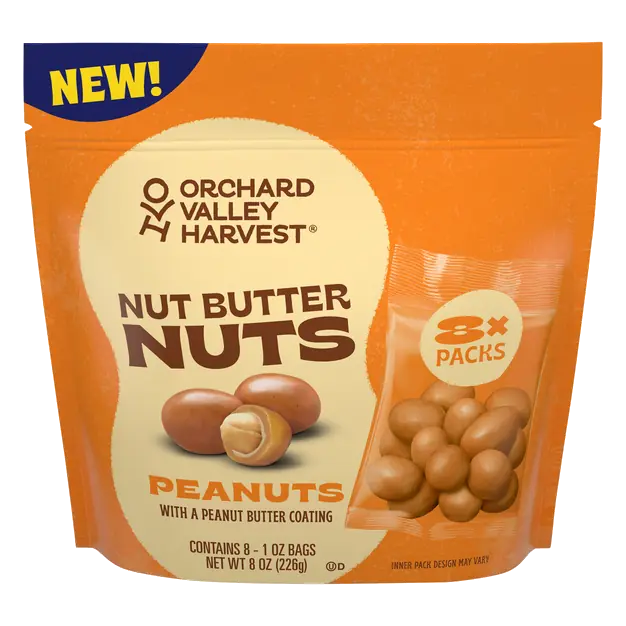 Nut Butter Nuts with a Peanut Butter Coating - 8 ct