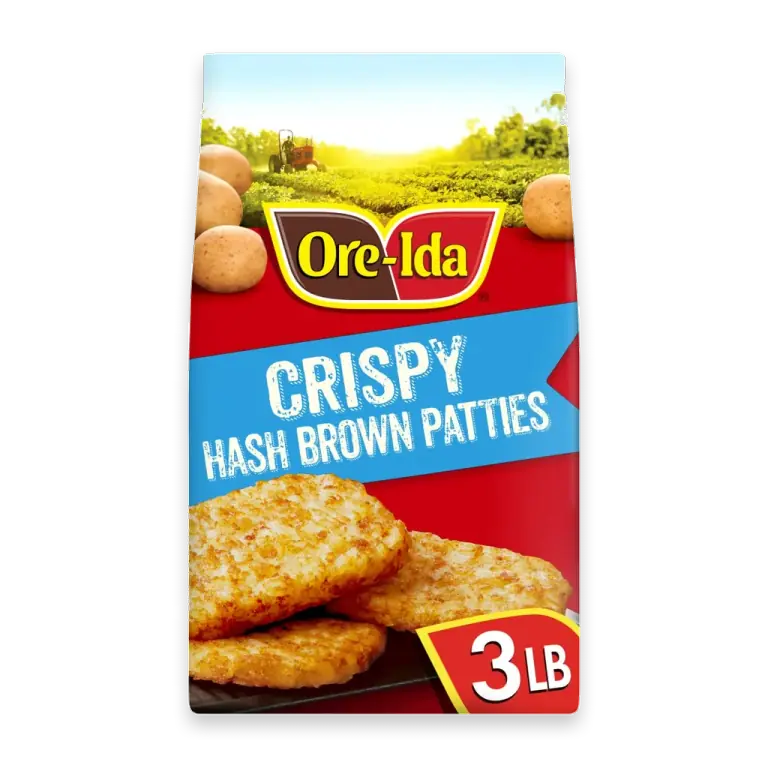 Crispy Hash Brown Patties, Shredded Potatoes, Bag