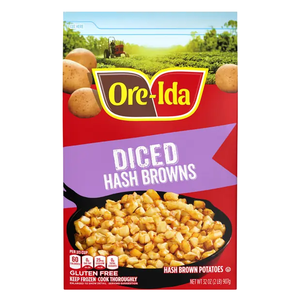 Diced Hash Browns Potatoes Frozen