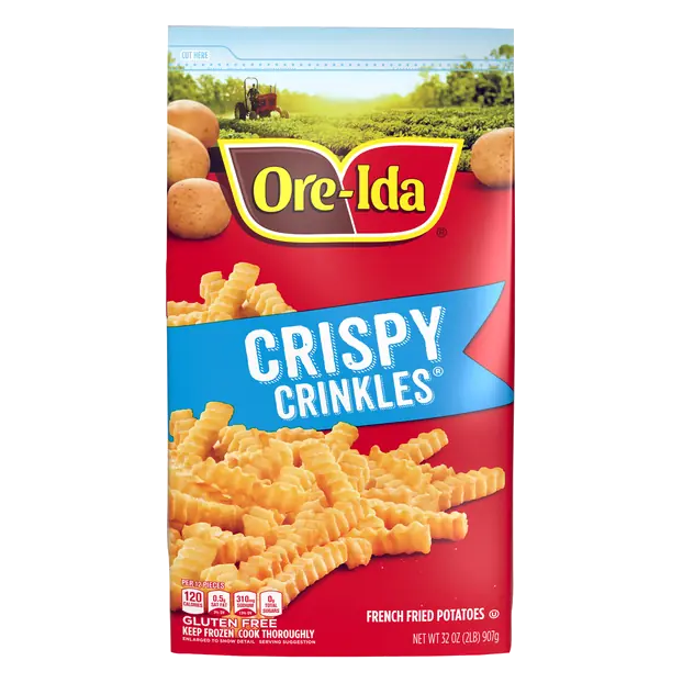Golden Crinkles French Fried Potatoes Frozen