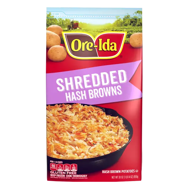 Shredded Hash Browns Potatoes Frozen