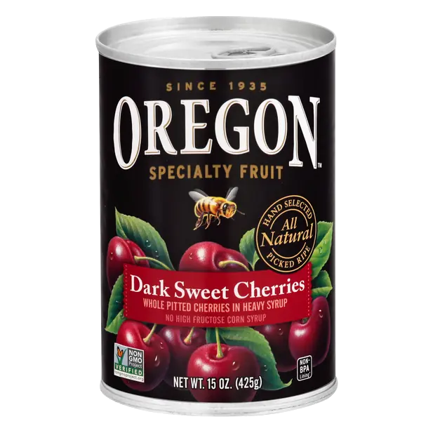 Whole Pitted Dark Sweet Cherries in Heavy Syrup