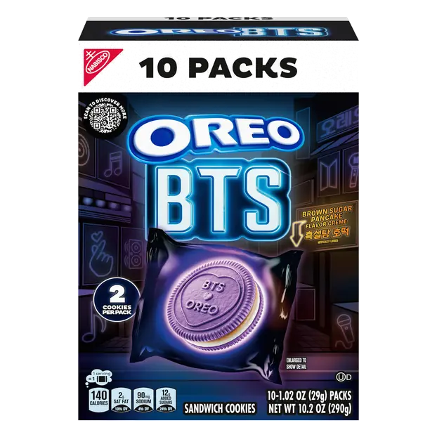 BTS Brown Sugar Pancake Flavor Sandwich Cookie Packs - 10 ct