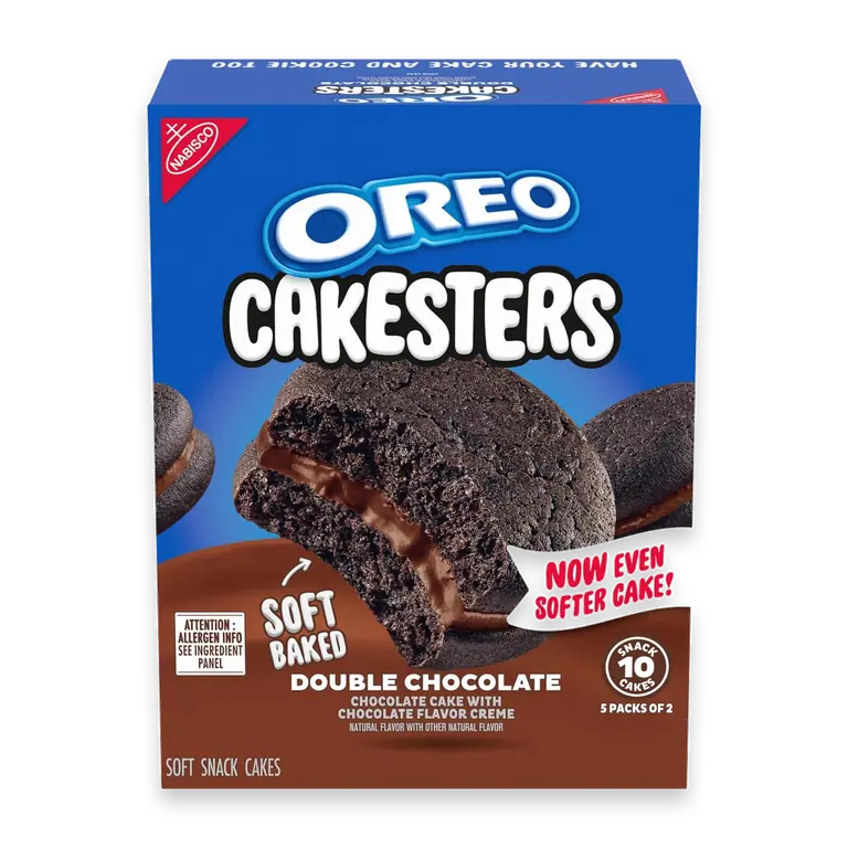 Cakesters Double Chocolate Soft Snack Cakes