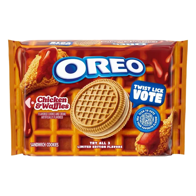 Oreo Chicken and Waffles Limited Edition Sandwich Cookies, 10.68oz