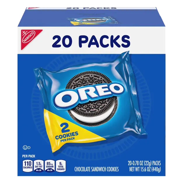 Chocolate Sandwich Cookies Packs - 20 ct