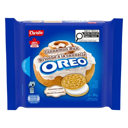 Christie Oreo Sandwich Cookies Cinnamon Bun 261 g