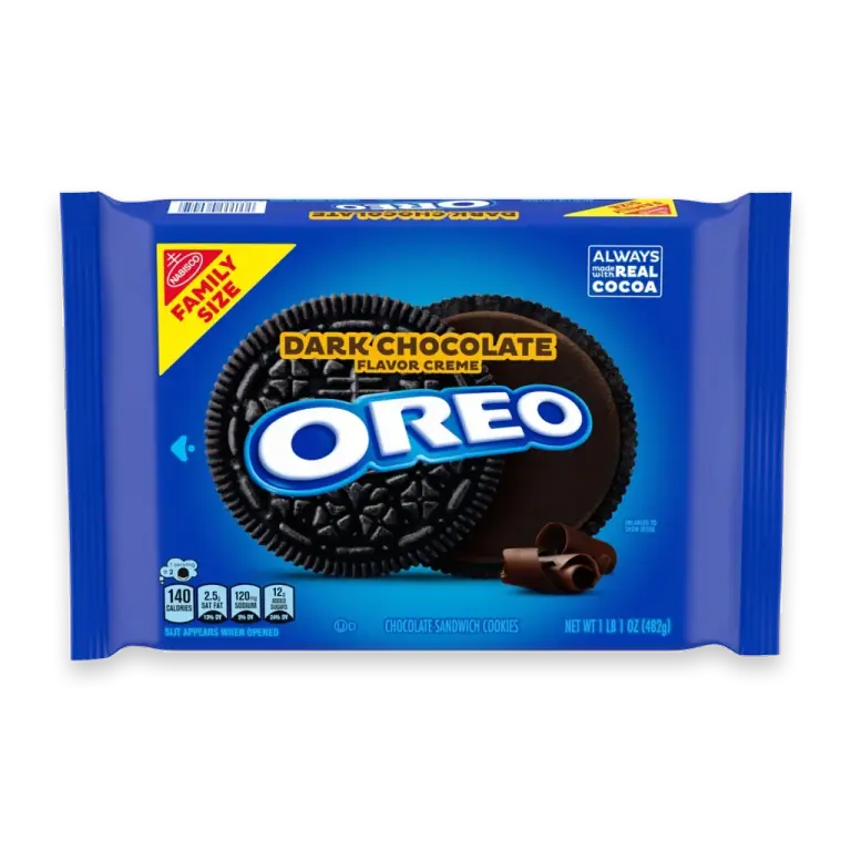 Dark Chocolate Creme Chocolate Sandwich Cookies Family Size