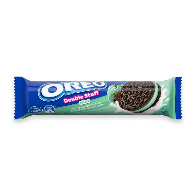 Double Stuff Mint Chocolate Cookies