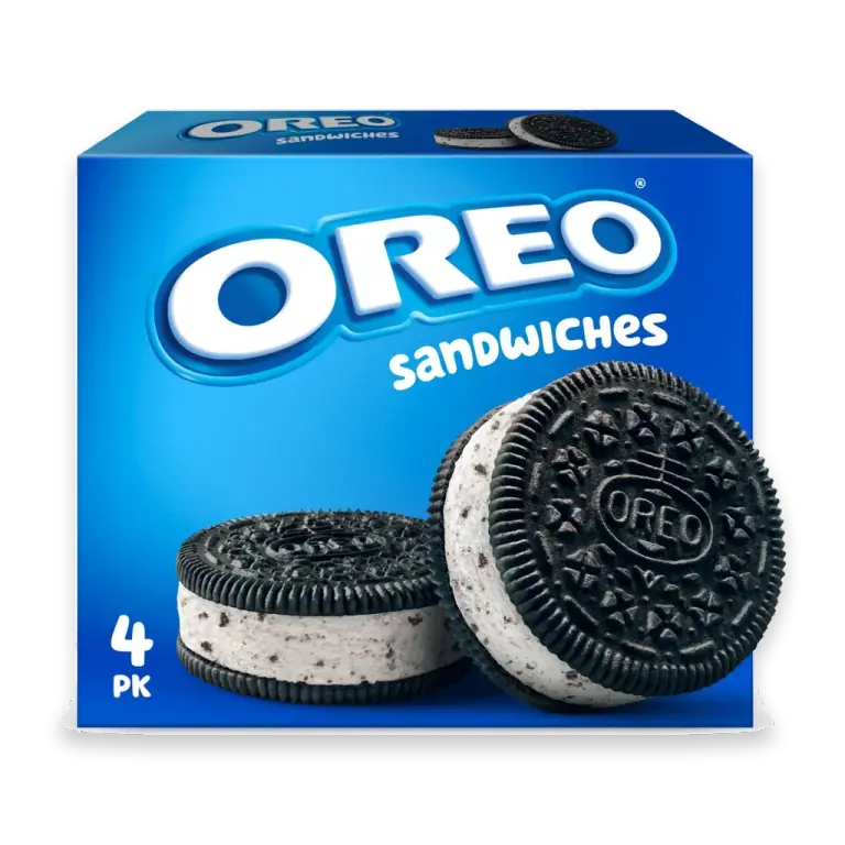 Frozen Dairy Dessert Sandwiches, 4 Count