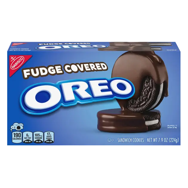 Fudge Covered Sandwich Cookies