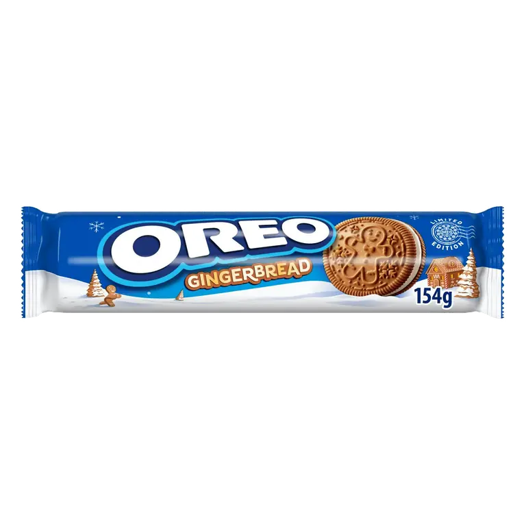 Gingerbread Flavour Cookie & Vanilla Flavour Creme, Limited Edition 154g