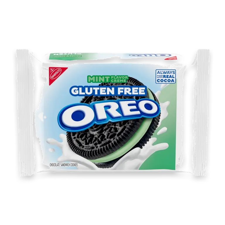 Gluten Free Mint Creme Chocolate Sandwich Cookies