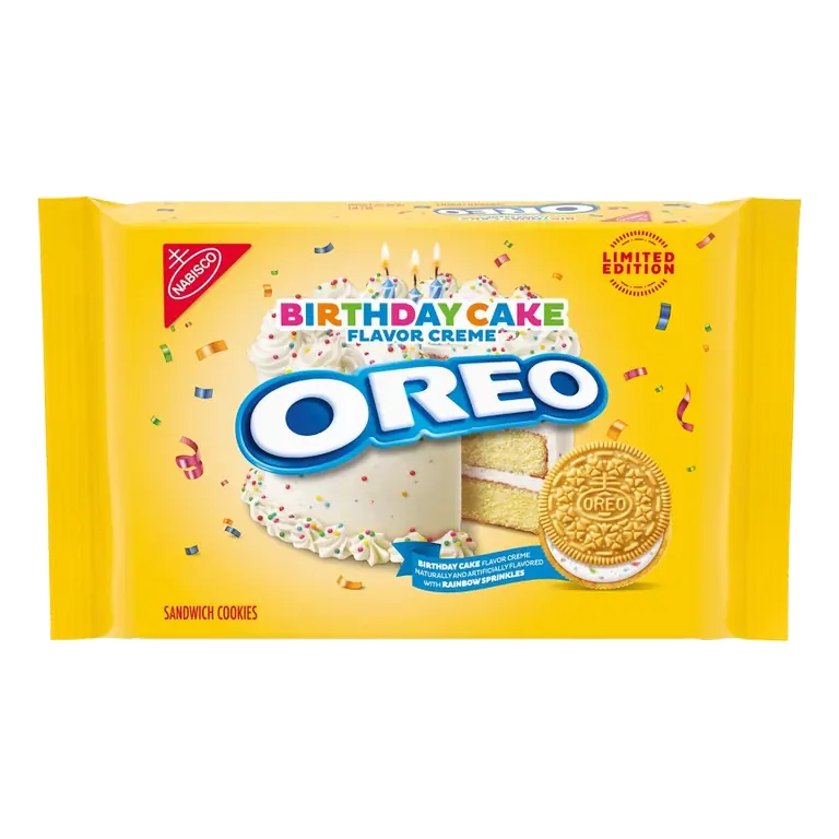 Oreo Golden Birthday Cake Cookies, 10.68oz