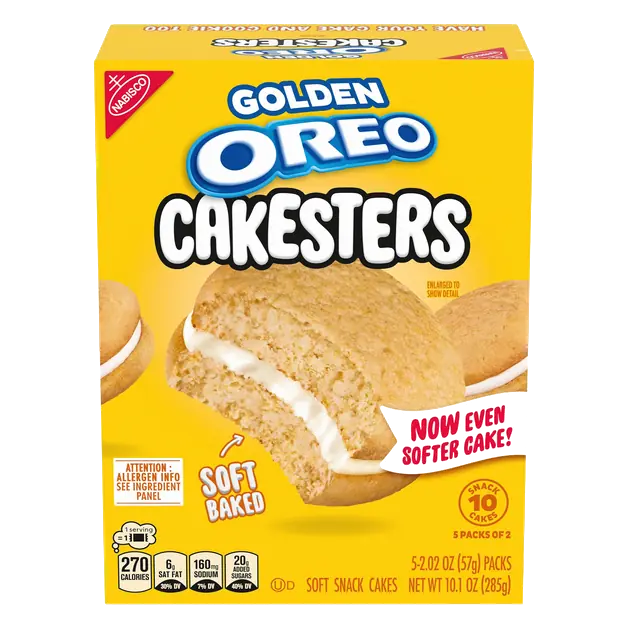 Golden Cakesters Soft Snack Cakes - 5 ct