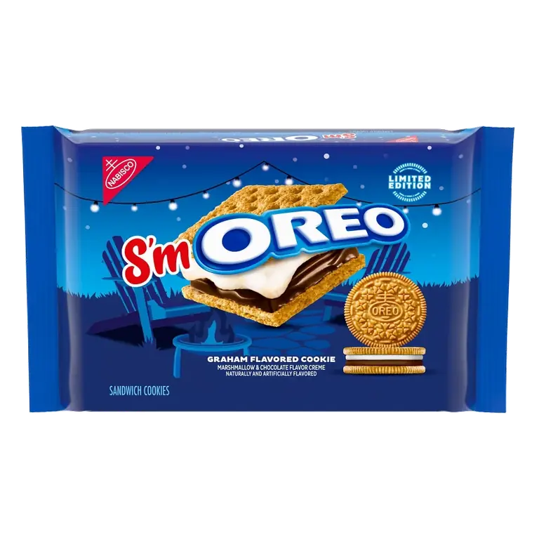 Oreo Graham Flavored Sm'Oreo Cookies, 10.68oz