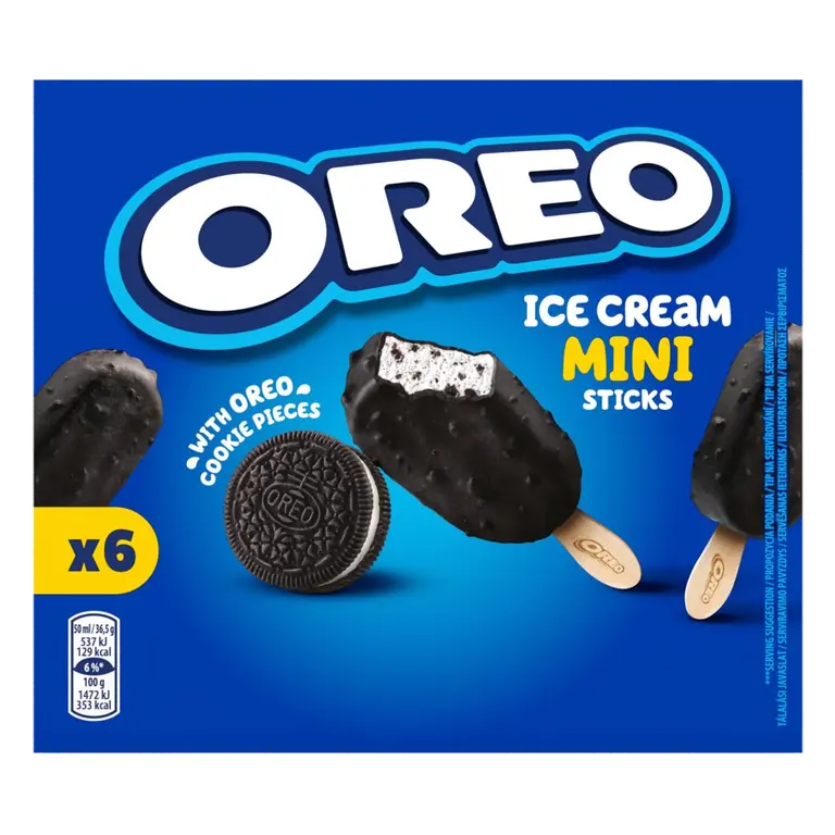 Ice Cream Mini Sticks 6 Pack