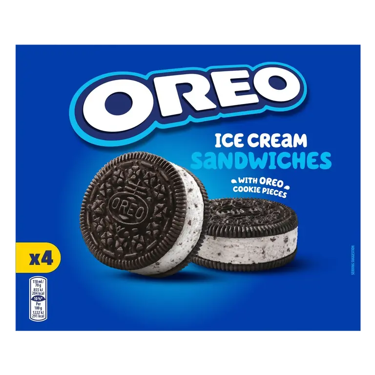 Ice Cream Sandwiches 4 x 110ml