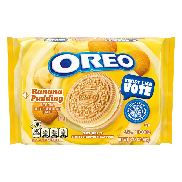 Limited Edition Banana Pudding Sandwich Cookies
