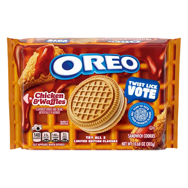 Limited Edition Chicken & Waffles Sandwich Cookies