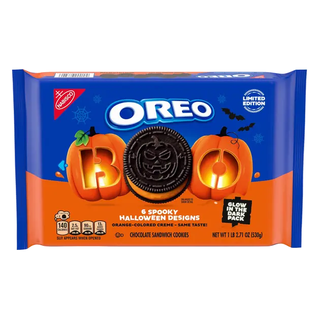 Limited Halloween Orange Creme Chocolate Sandwich Cookies
