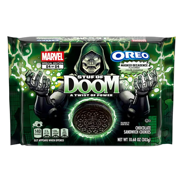 Marvel Stuf of Doom Chocolate Sandwich Cookies
