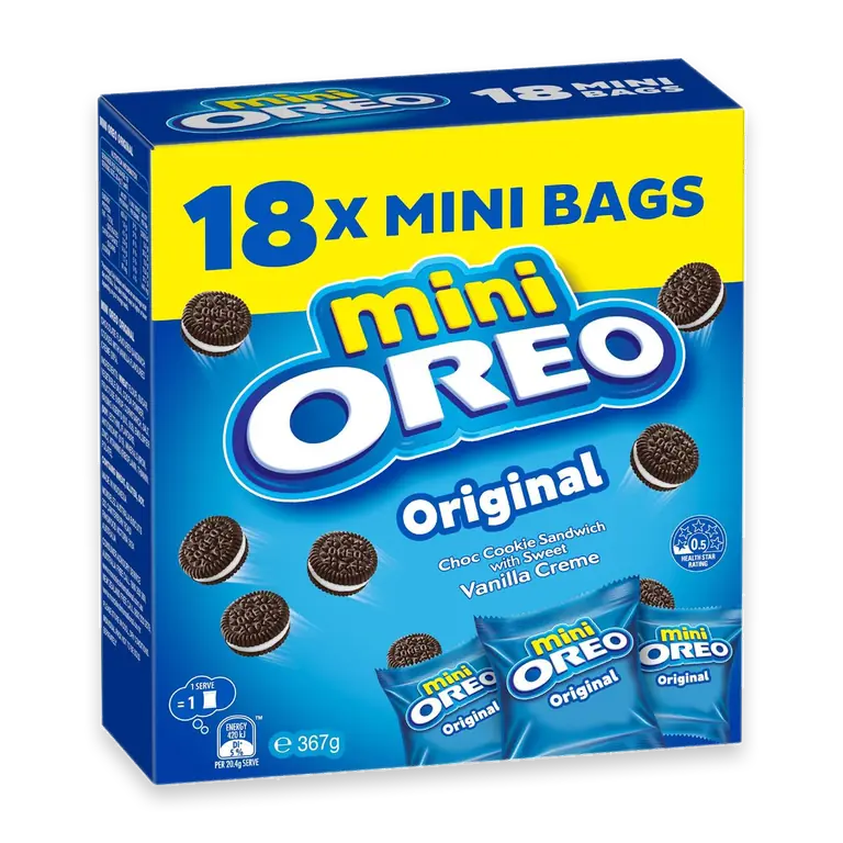 Mini Cookies Original Bags 18 pack