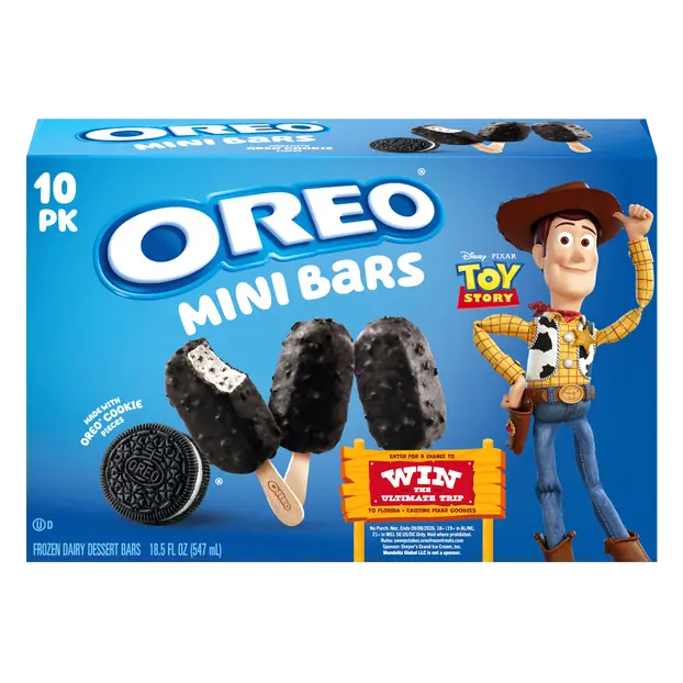 Mini Frozen Dairy Dessert Bars - 10 ct