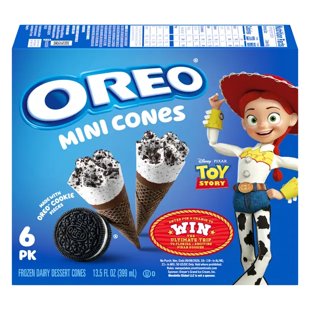Mini Frozen Dairy Dessert Cones - 6 ct