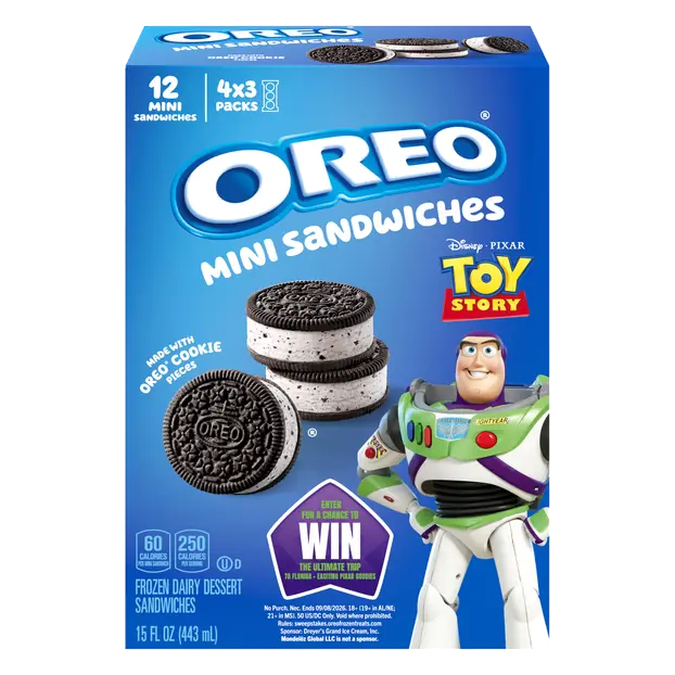 Mini Frozen Dairy Dessert Sandwiches - 12 ct
