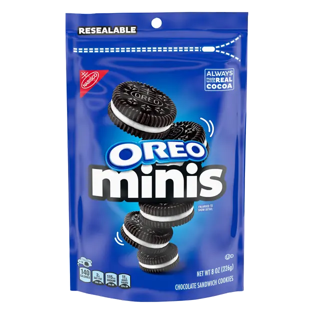 Minis Chocolate Sandwich Cookies Resealable