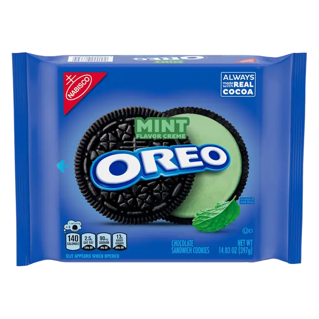 Mint Creme Chocolate Sandwich Cookies